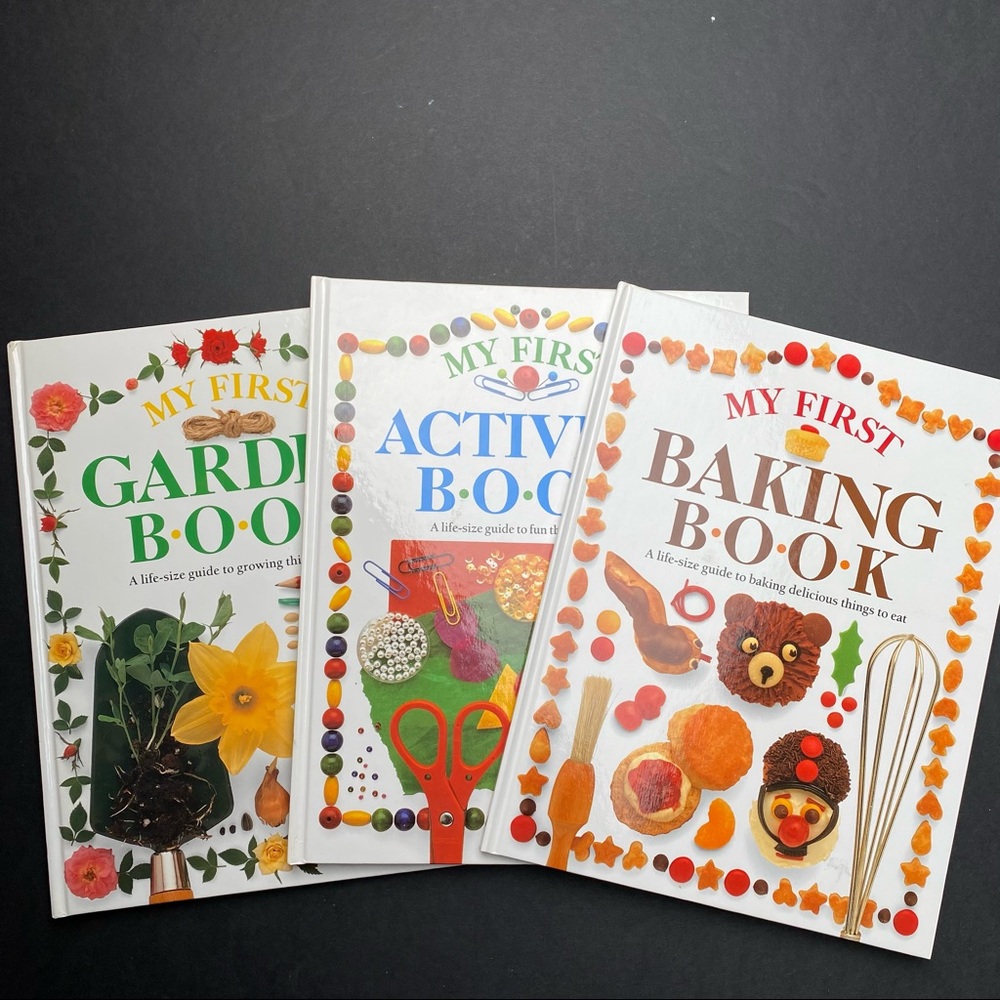 My First Garden Book, My First Activity Book & My first Baking Book Kids Books